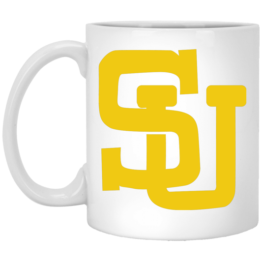 SU Baseball 1987 Edition XP8434 11 oz. White Mug
