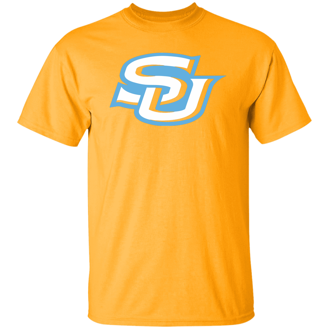 SU white/blue Logo G500 5.3 oz. T-Shirt