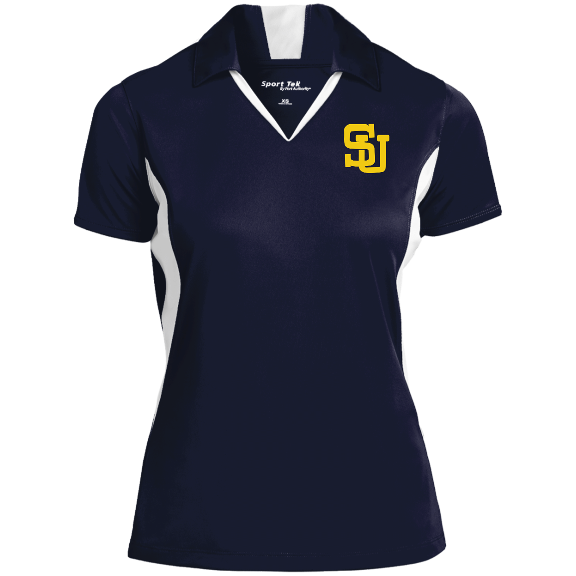 SU Baseball 1987 Edition LST655 Ladies' Colorblock Performance Polo