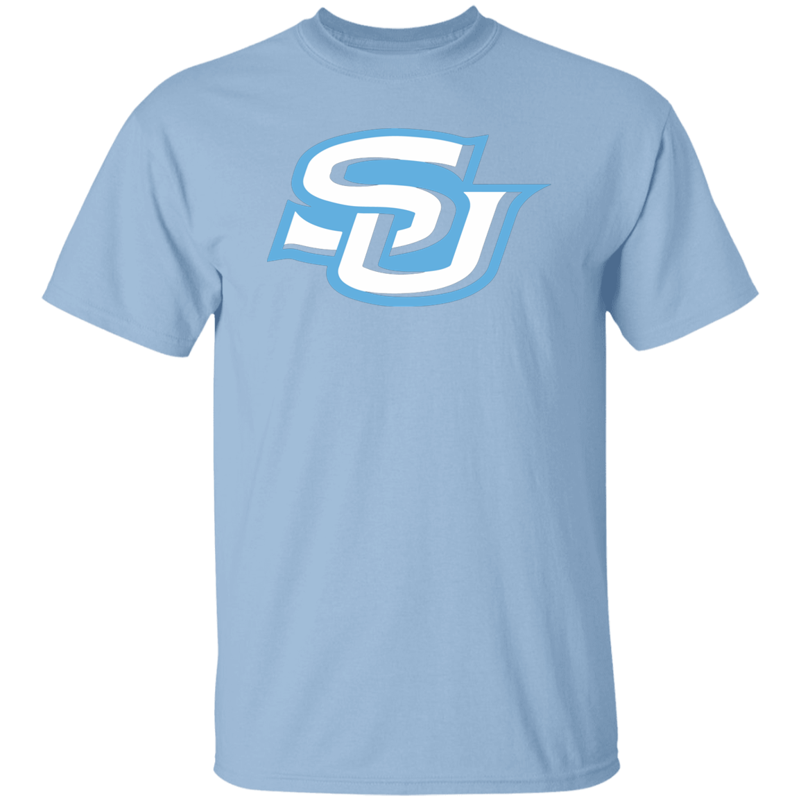 SU white/blue Logo G500 5.3 oz. T-Shirt