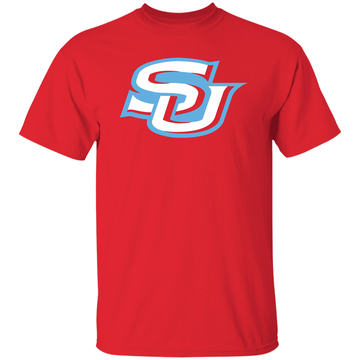 SU white/blue Logo G500 5.3 oz. T-Shirt