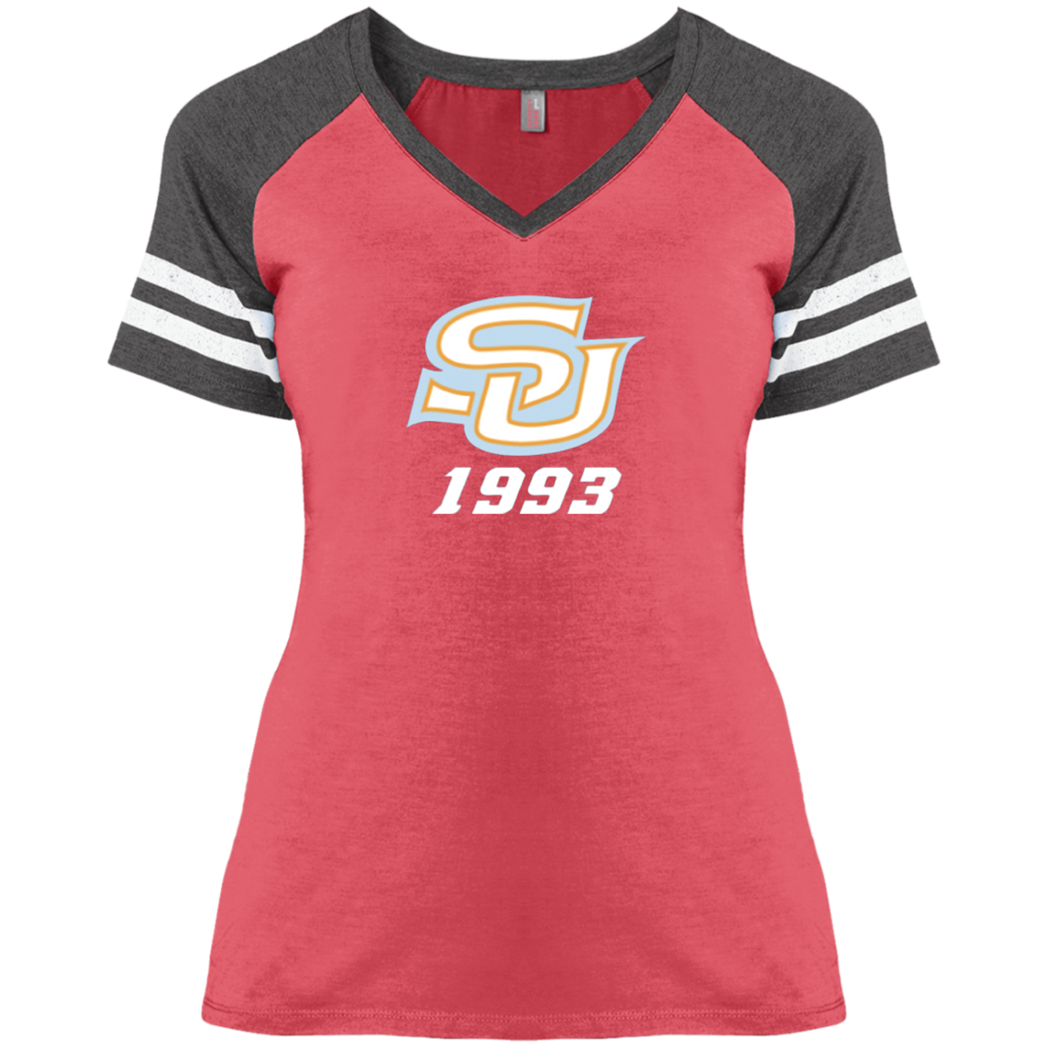 SU c/o 1993  DM476 Ladies' Game V-Neck T-Shirt