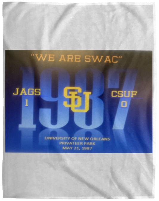 SU Baseball 1987 Edition VPL Cozy Plush Fleece Blanket - 60x80