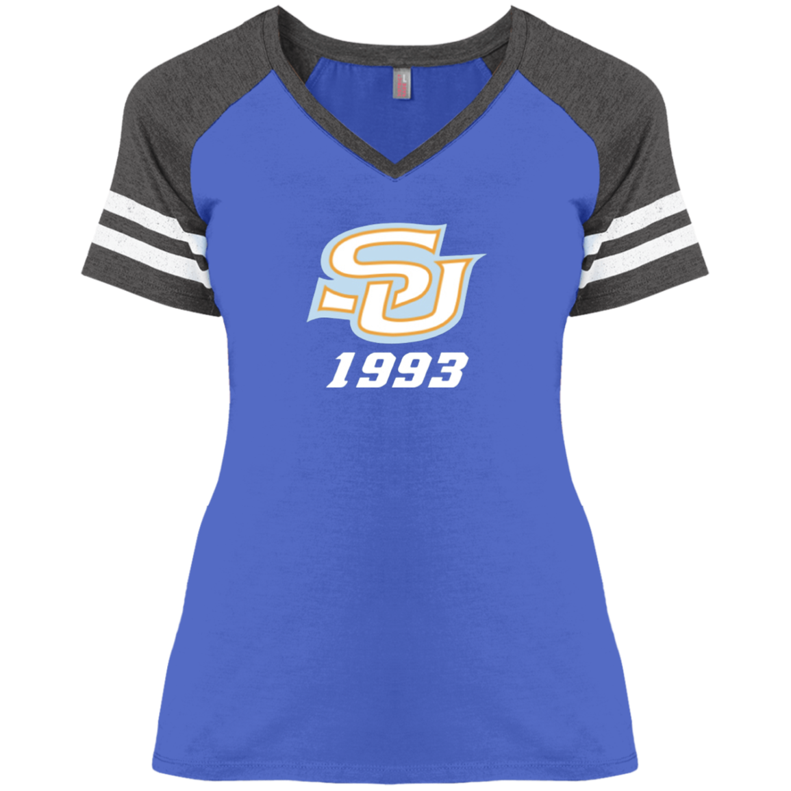 SU c/o 1993  DM476 Ladies' Game V-Neck T-Shirt