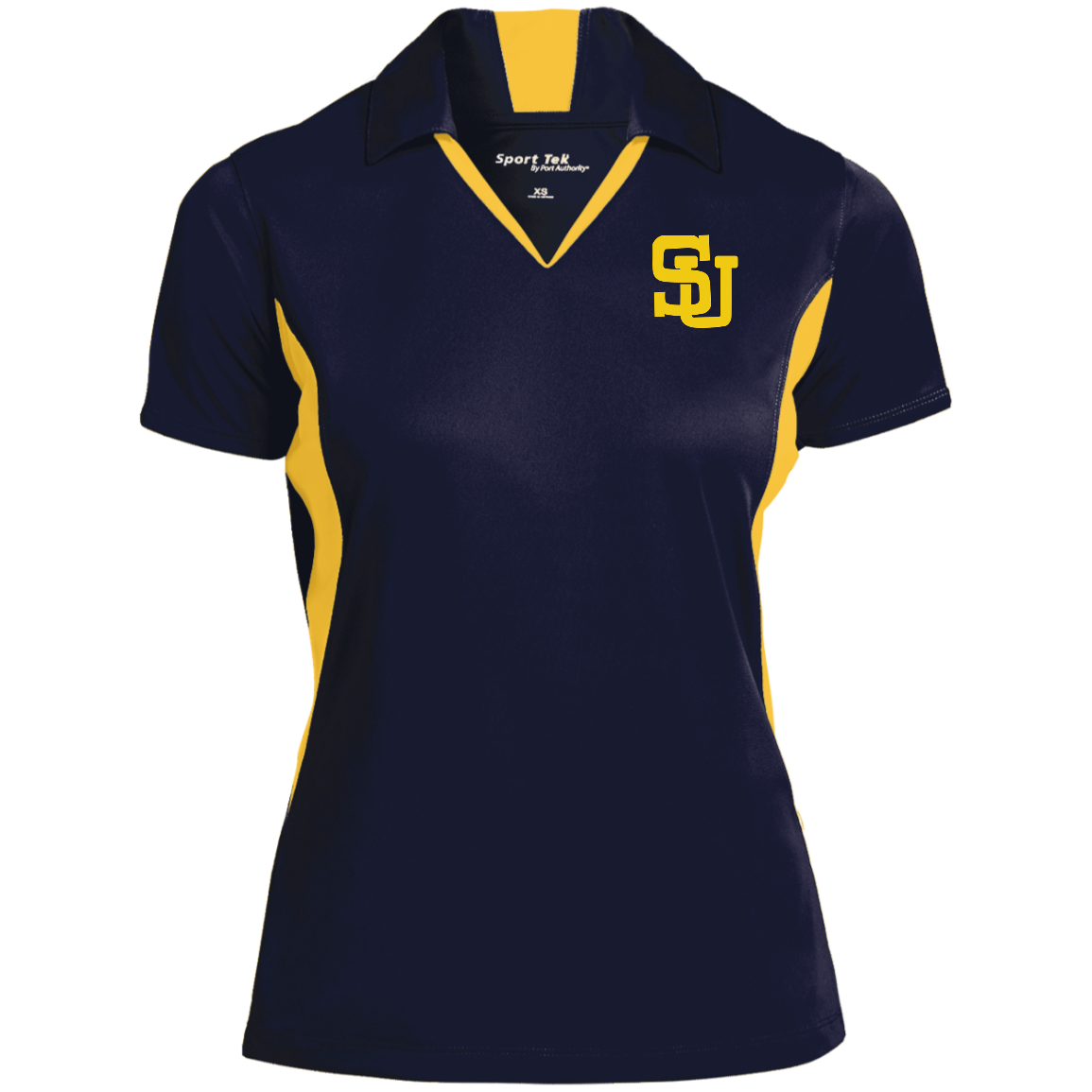 SU Baseball 1987 Edition LST655 Ladies' Colorblock Performance Polo